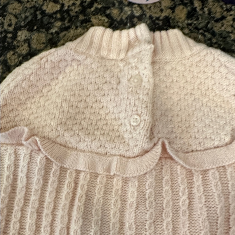 Janie and Jack Pink Ruffled Poncho - Picture 5 of 6